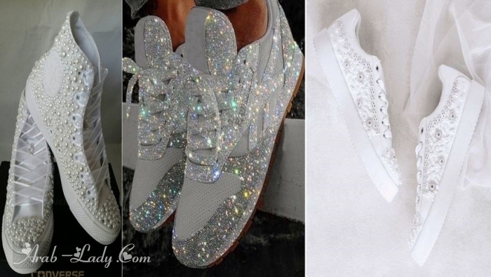 الأحذية الرياضية للعروس لإطلالة راقية ومريحة في ليلة العمر